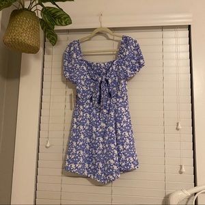GB blue floral romper